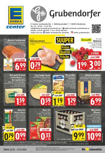 Prospekte Edeka - 26.10.2026 - 31.10.2026.