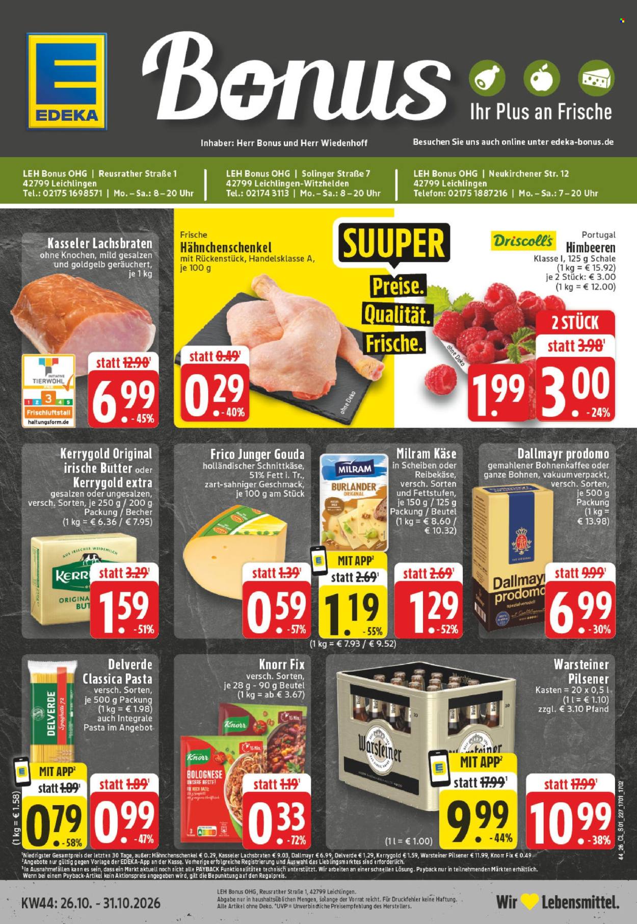 Edeka Prospekte  - 26.10.2026 - 31.10.2026. Seite 1