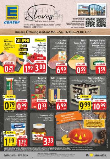 Prospekte E center - 26.10.2026 - 31.10.2026.