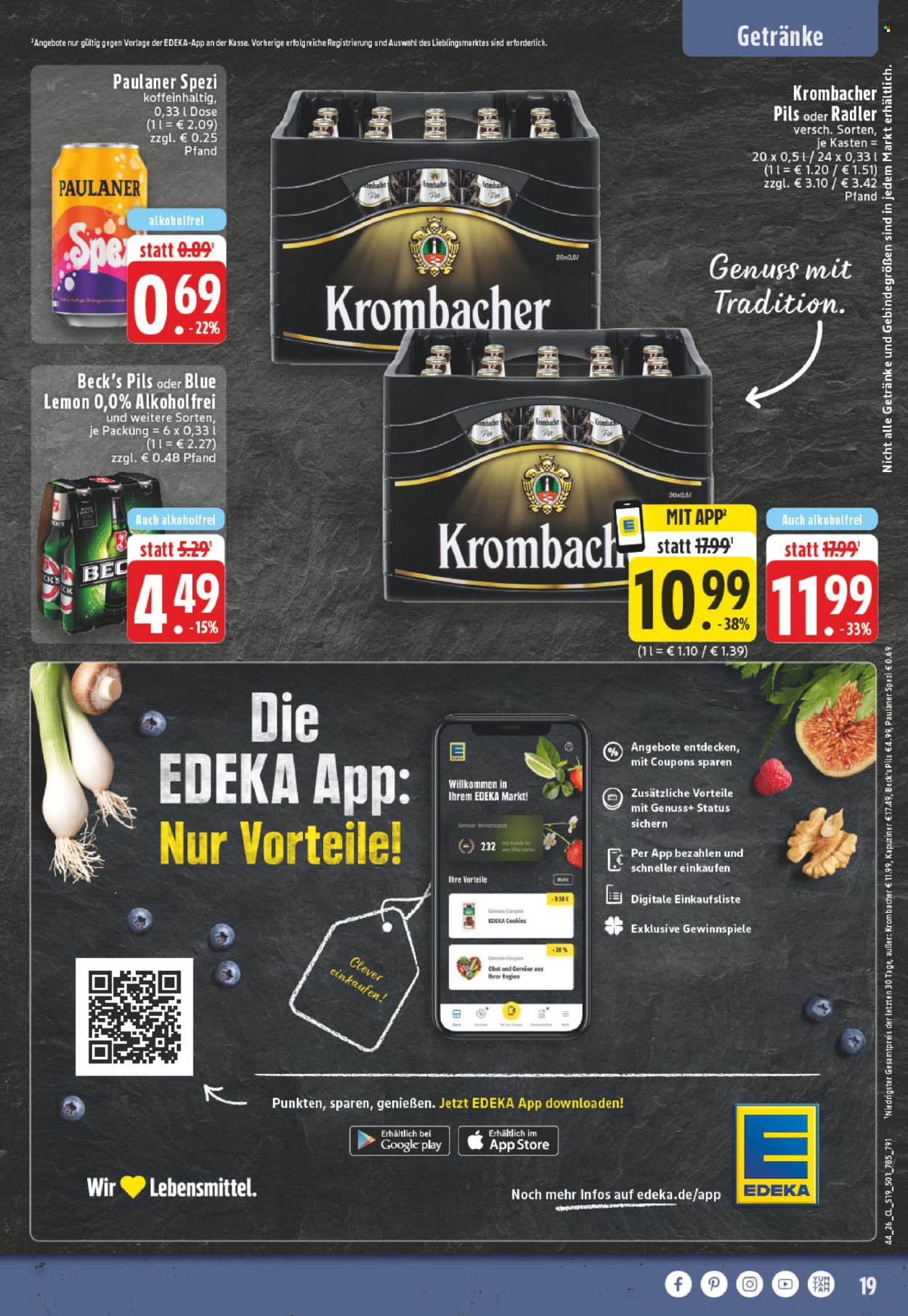 Edeka Prospekte  - 26.10.2026 - 31.10.2026. Seite 19