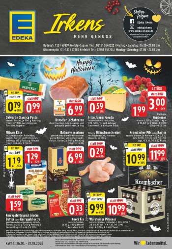 Prospekte Edeka - 26.10.2026 - 31.10.2026.