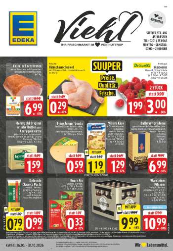 Prospekte Edeka - 26.10.2026 - 31.10.2026.