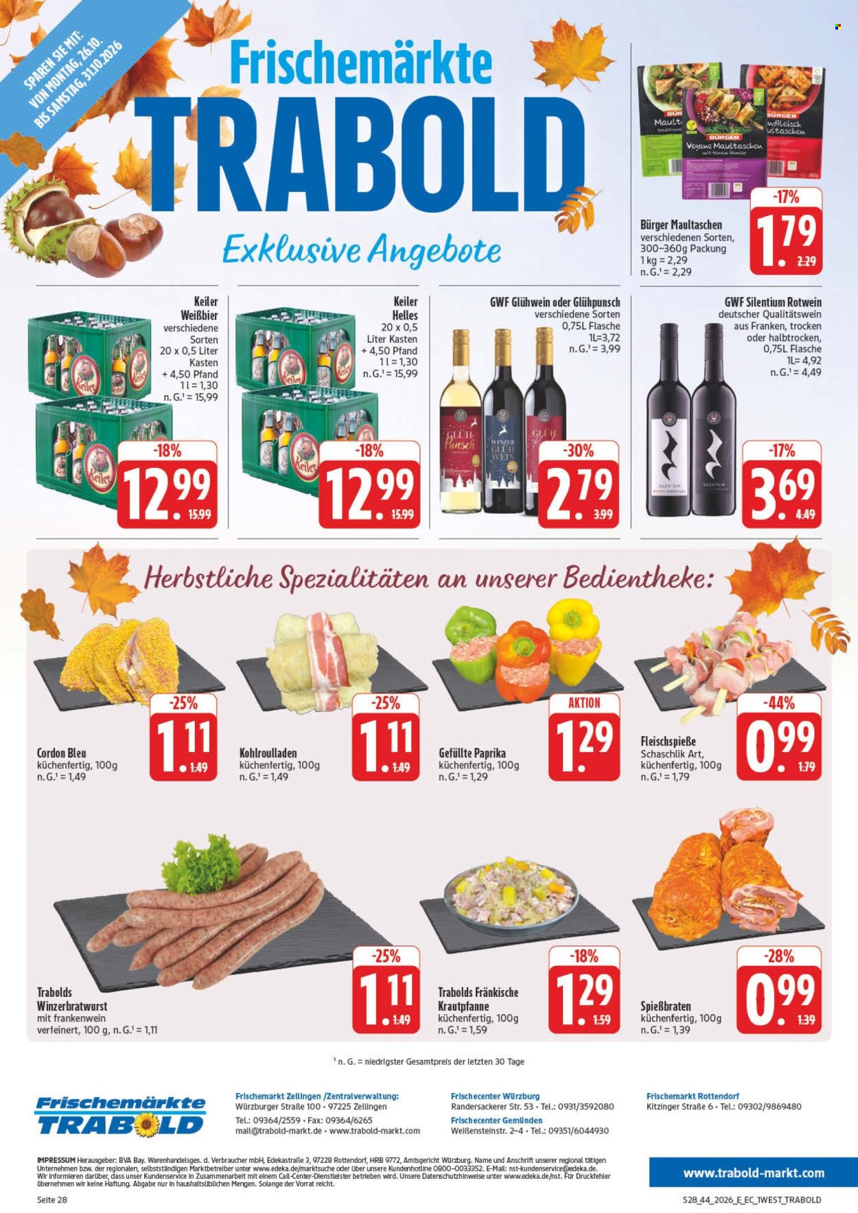 Edeka Prospekte  - 26.10.2026 - 31.10.2026. Seite 2