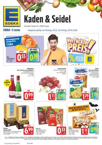 Prospekte Edeka - 26.10.2026 - 31.10.2026.