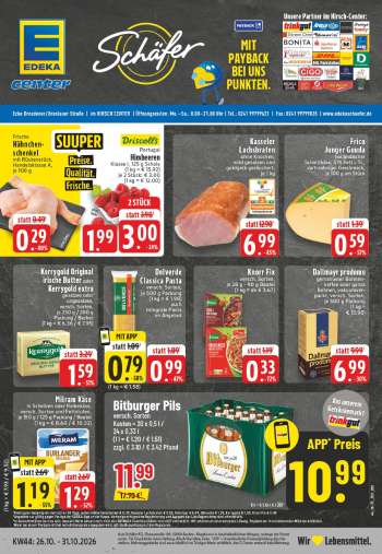 Prospekte E center - 26.10.2026 - 31.10.2026.