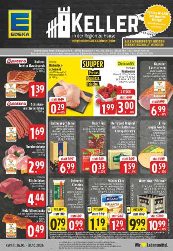 Prospekte Edeka - 26.10.2026 - 31.10.2026.