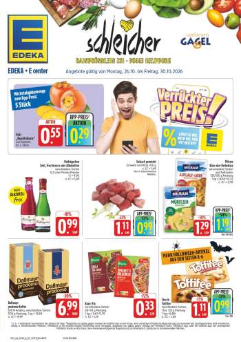Prospekte Edeka - 26.10.2026 - 31.10.2026.