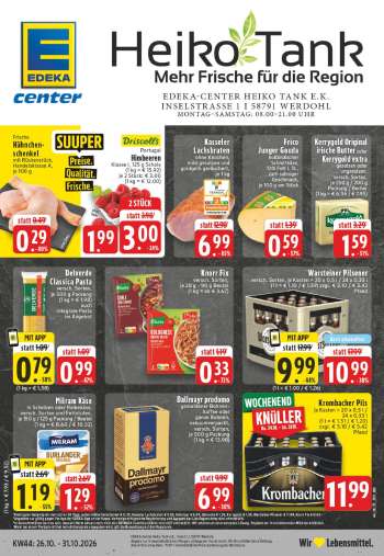 Prospekte E center - 26.10.2026 - 31.10.2026.