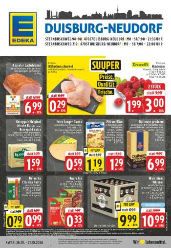 Prospekte Edeka - 26.10.2026 - 31.10.2026.