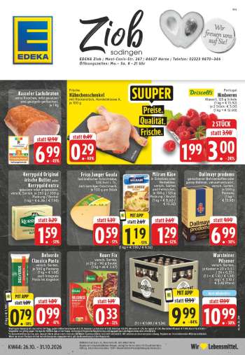 Prospekte Edeka - 26.10.2026 - 31.10.2026.