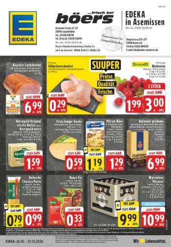 Prospekte Edeka - 26.10.2026 - 31.10.2026.