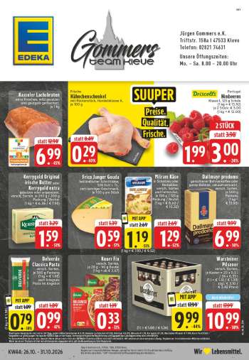 Prospekte Edeka - 26.10.2026 - 31.10.2026.