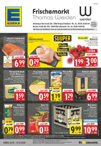 Prospekte Edeka - 26.10.2026 - 31.10.2026.