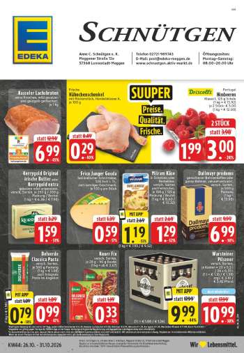 Prospekte Edeka - 26.10.2026 - 31.10.2026.