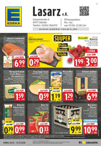 Prospekte Edeka - 26.10.2026 - 31.10.2026.