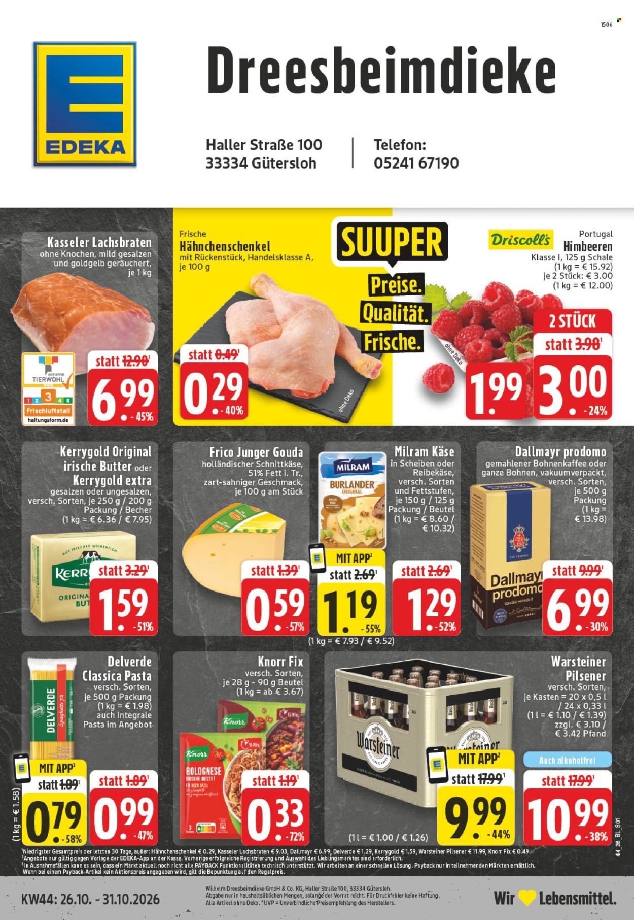 Edeka Prospekte  - 26.10.2026 - 31.10.2026. Seite 1