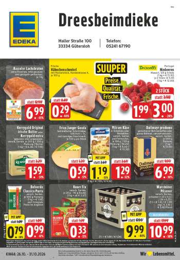Prospekte Edeka - 26.10.2026 - 31.10.2026.