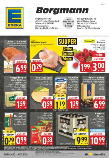 Prospekte Edeka - 26.10.2026 - 31.10.2026.