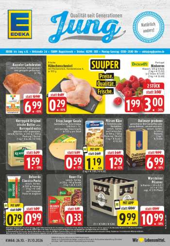 Prospekte Edeka - 26.10.2026 - 31.10.2026.