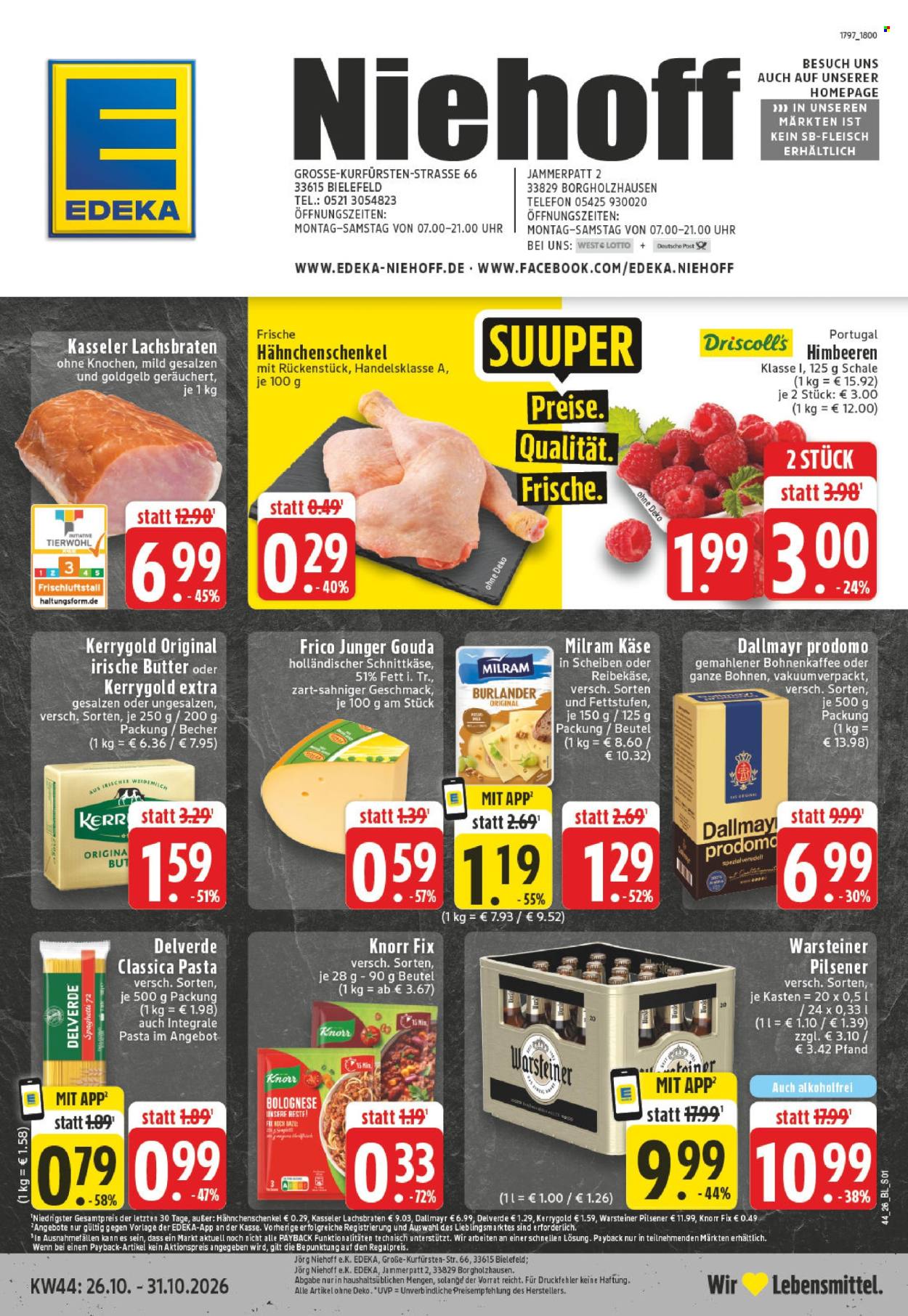 Edeka Prospekte  - 26.10.2026 - 31.10.2026. Seite 1