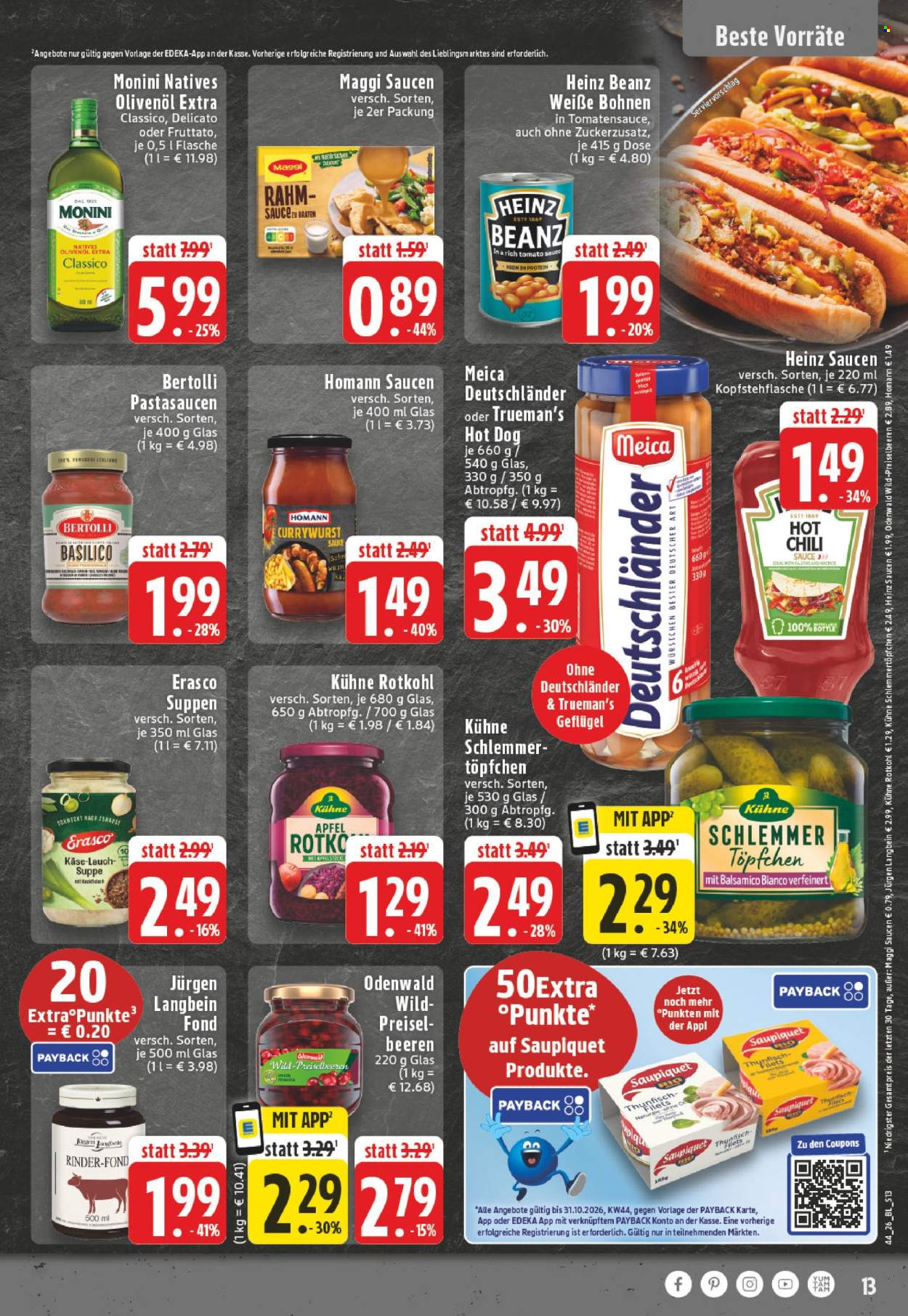 Edeka Prospekte  - 26.10.2026 - 31.10.2026. Seite 13