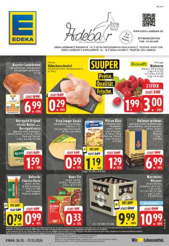 Prospekte Edeka - 26.10.2026 - 31.10.2026.