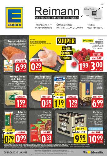Prospekte Edeka - 26.10.2026 - 31.10.2026.
