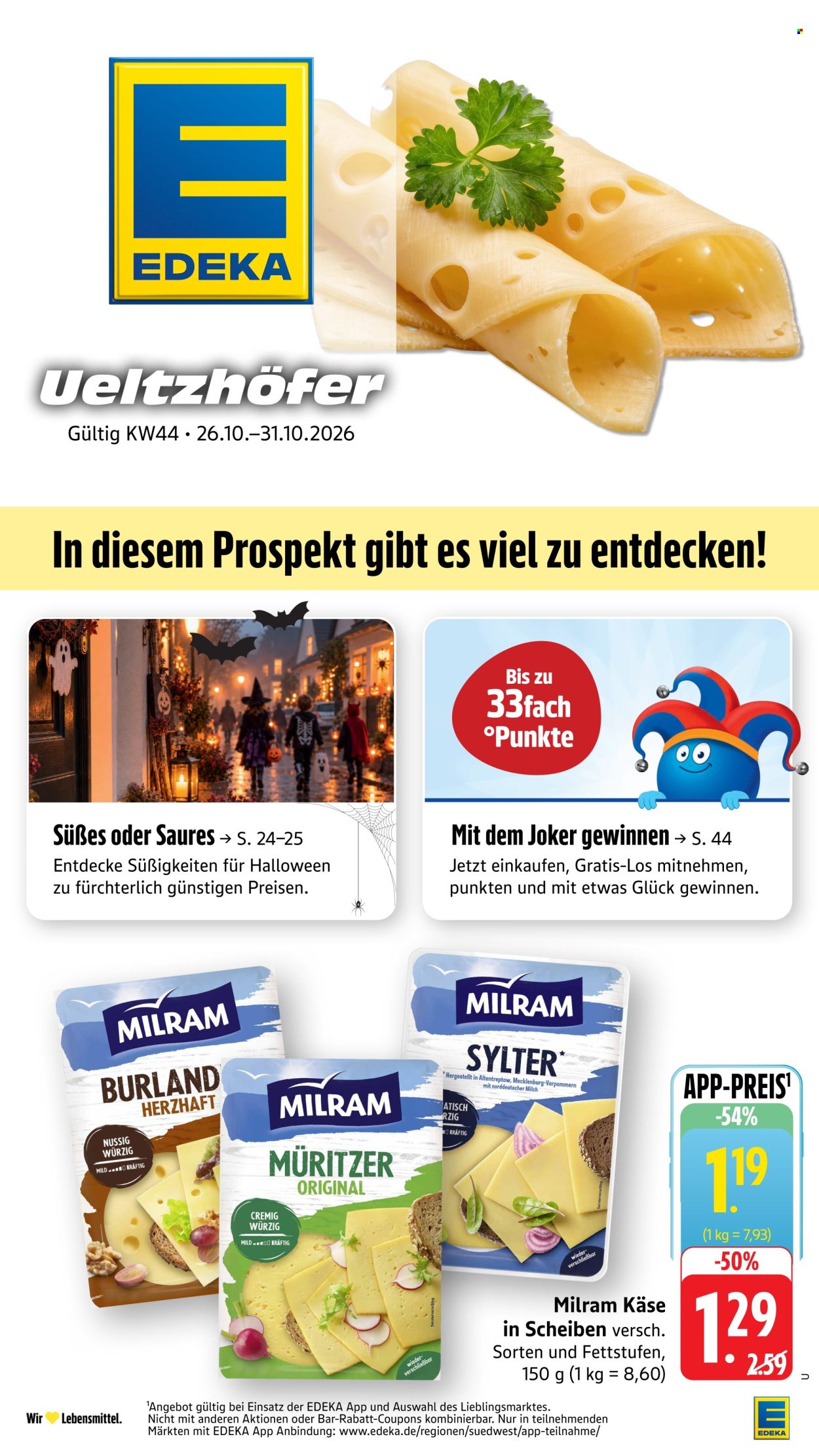E center Prospekte  - 26.10.2026 - 31.10.2026. Seite 1