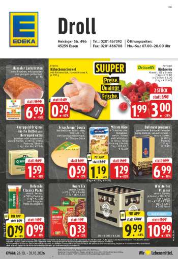 Prospekte Edeka - 26.10.2026 - 31.10.2026.