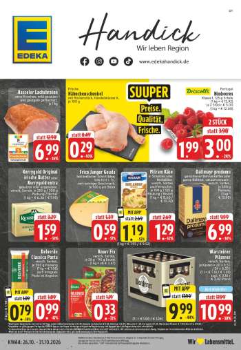 Prospekte Edeka - 26.10.2026 - 31.10.2026.