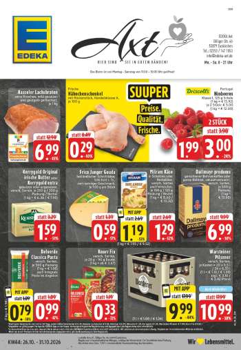 Prospekte Edeka - 26.10.2026 - 31.10.2026.