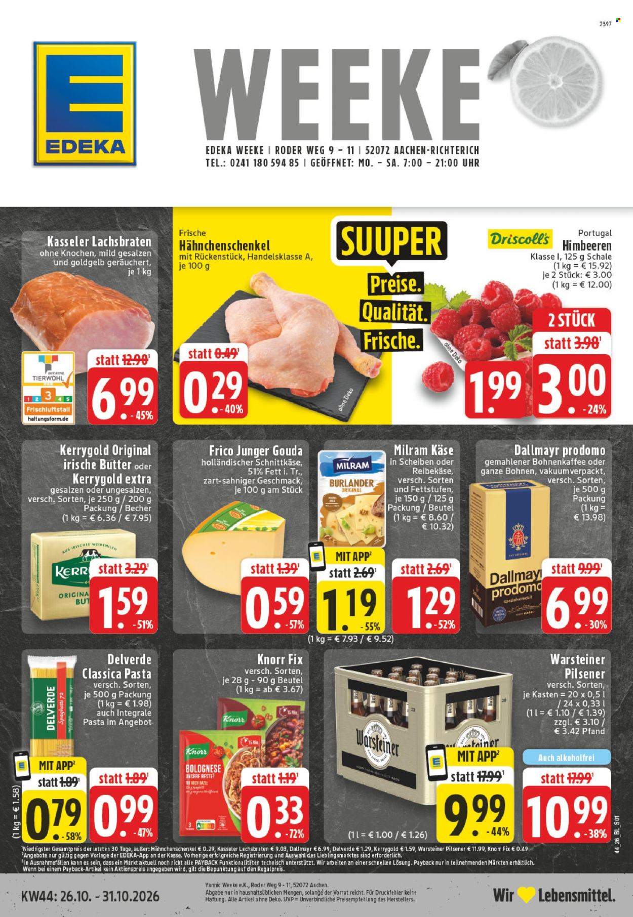 Edeka Prospekte  - 26.10.2026 - 31.10.2026. Seite 1