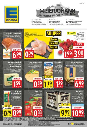 Prospekte Edeka - 26.10.2026 - 31.10.2026.