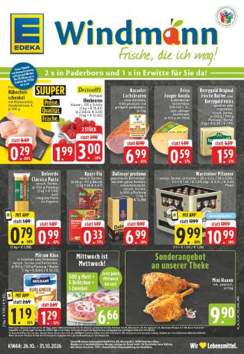 Prospekte Edeka - 26.10.2026 - 31.10.2026.