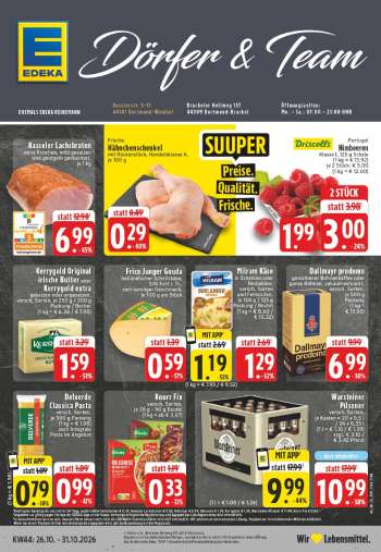 Prospekte Edeka - 26.10.2026 - 31.10.2026.