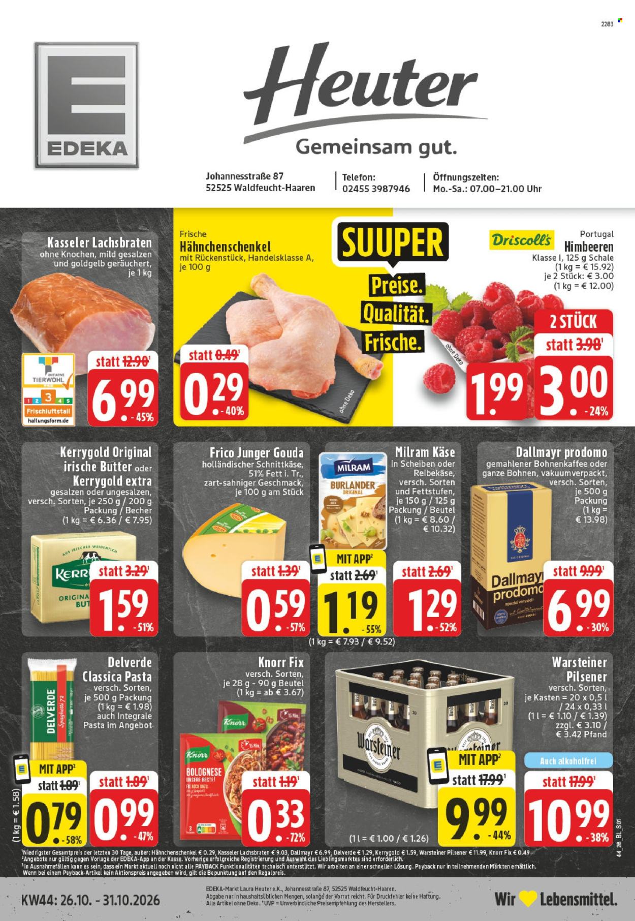 Edeka Prospekte  - 26.10.2026 - 31.10.2026. Seite 1