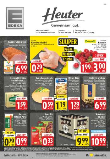 Prospekte Edeka - 26.10.2026 - 31.10.2026.
