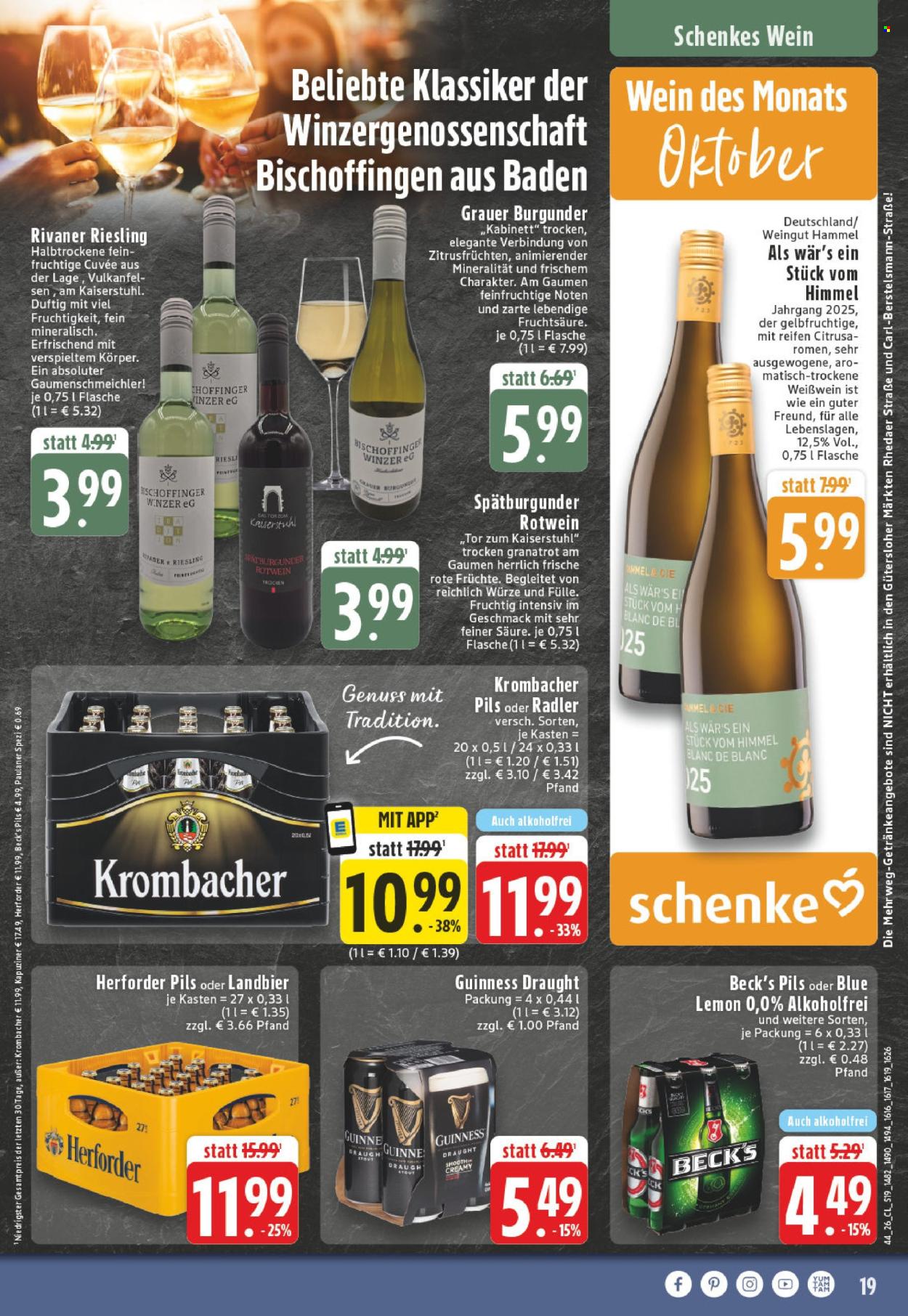 Edeka Prospekte  - 26.10.2026 - 31.10.2026. Seite 19