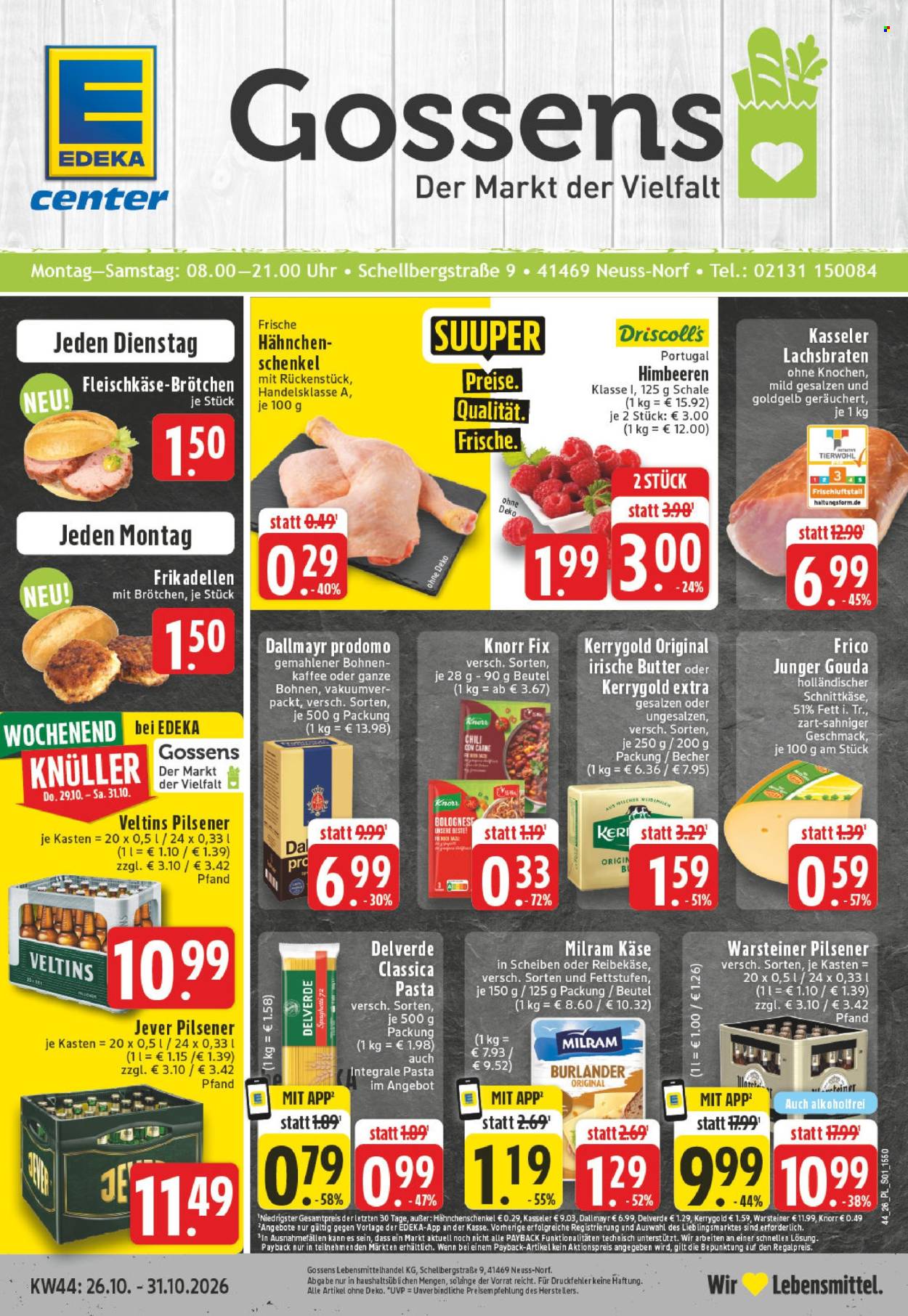 E center Prospekte  - 26.10.2026 - 31.10.2026. Seite 1