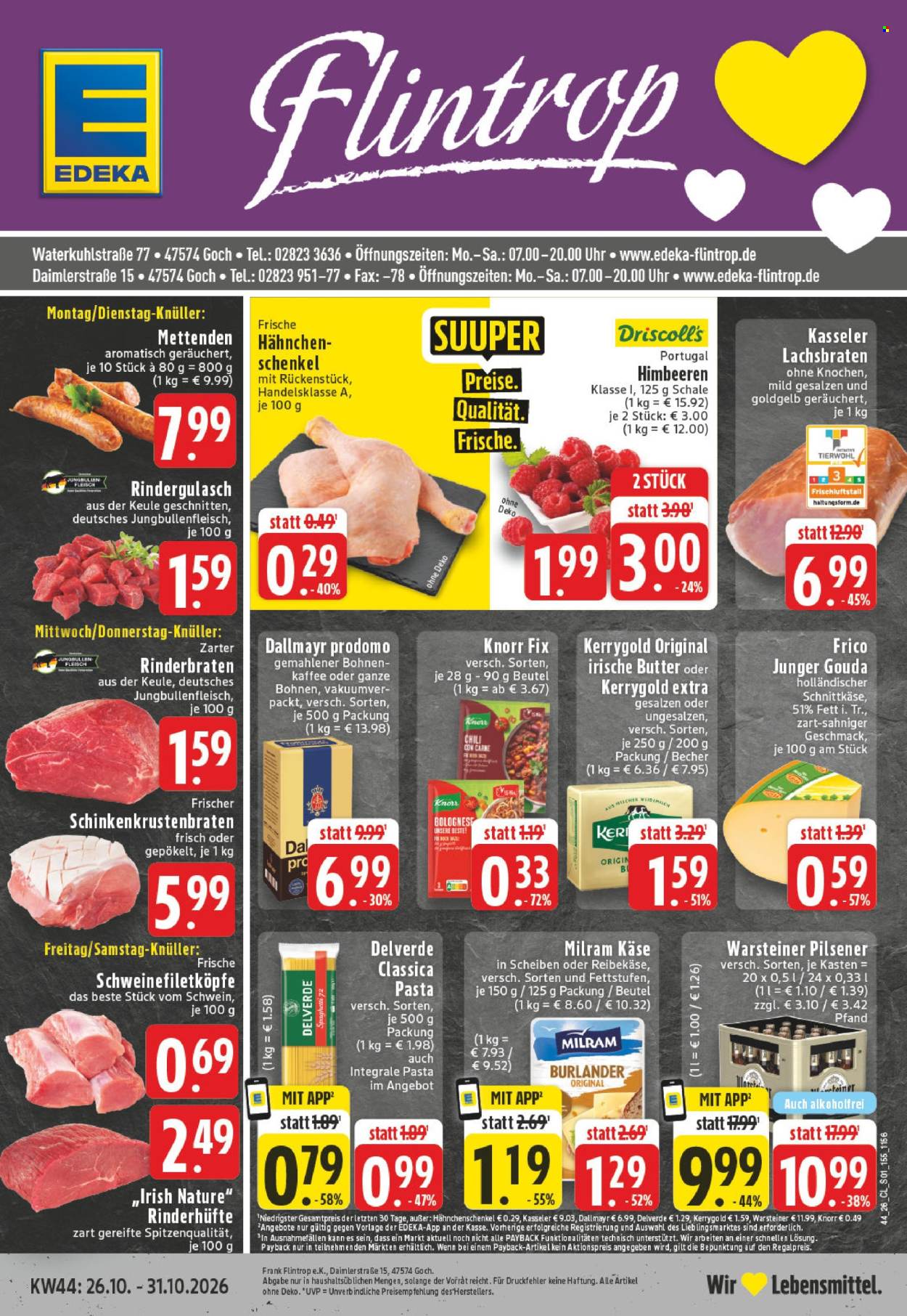 Edeka Prospekte  - 26.10.2026 - 31.10.2026. Seite 1