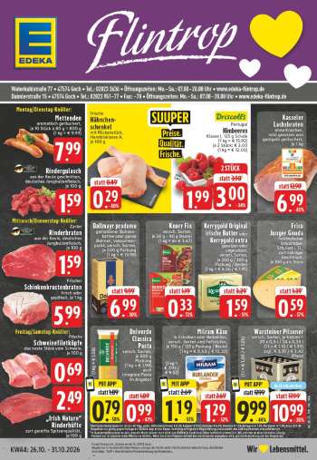 Prospekte Edeka - 26.10.2026 - 31.10.2026.