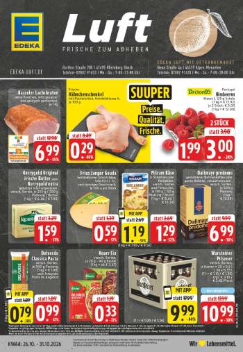 Prospekte Edeka - 26.10.2026 - 31.10.2026.