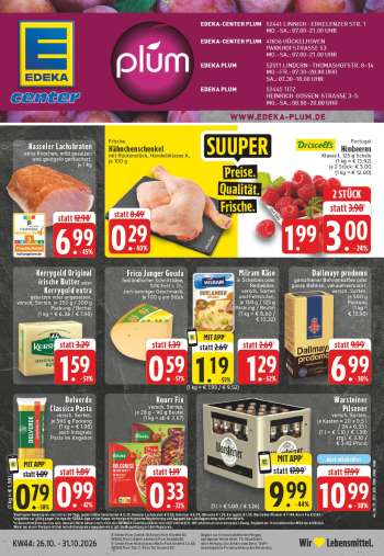 Prospekte Edeka - 26.10.2026 - 31.10.2026.