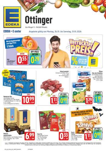 Prospekte Edeka - 26.10.2026 - 31.10.2026.