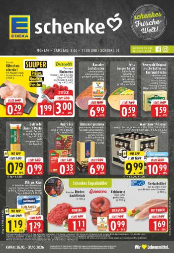 Prospekte Edeka - 26.10.2026 - 31.10.2026.