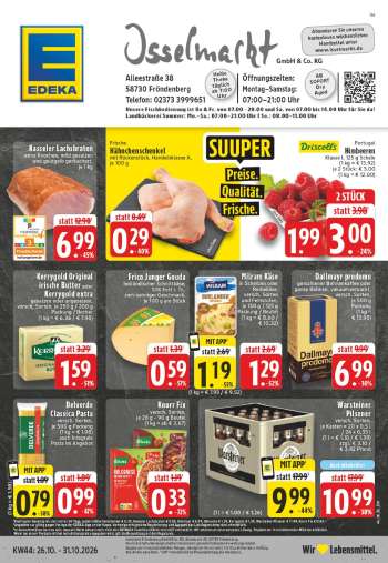 Prospekte Edeka - 26.10.2026 - 31.10.2026.