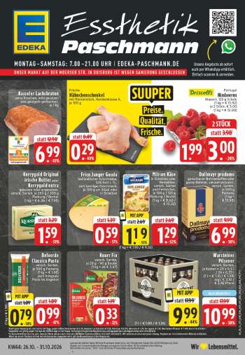 Prospekte Edeka - 26.10.2026 - 31.10.2026.