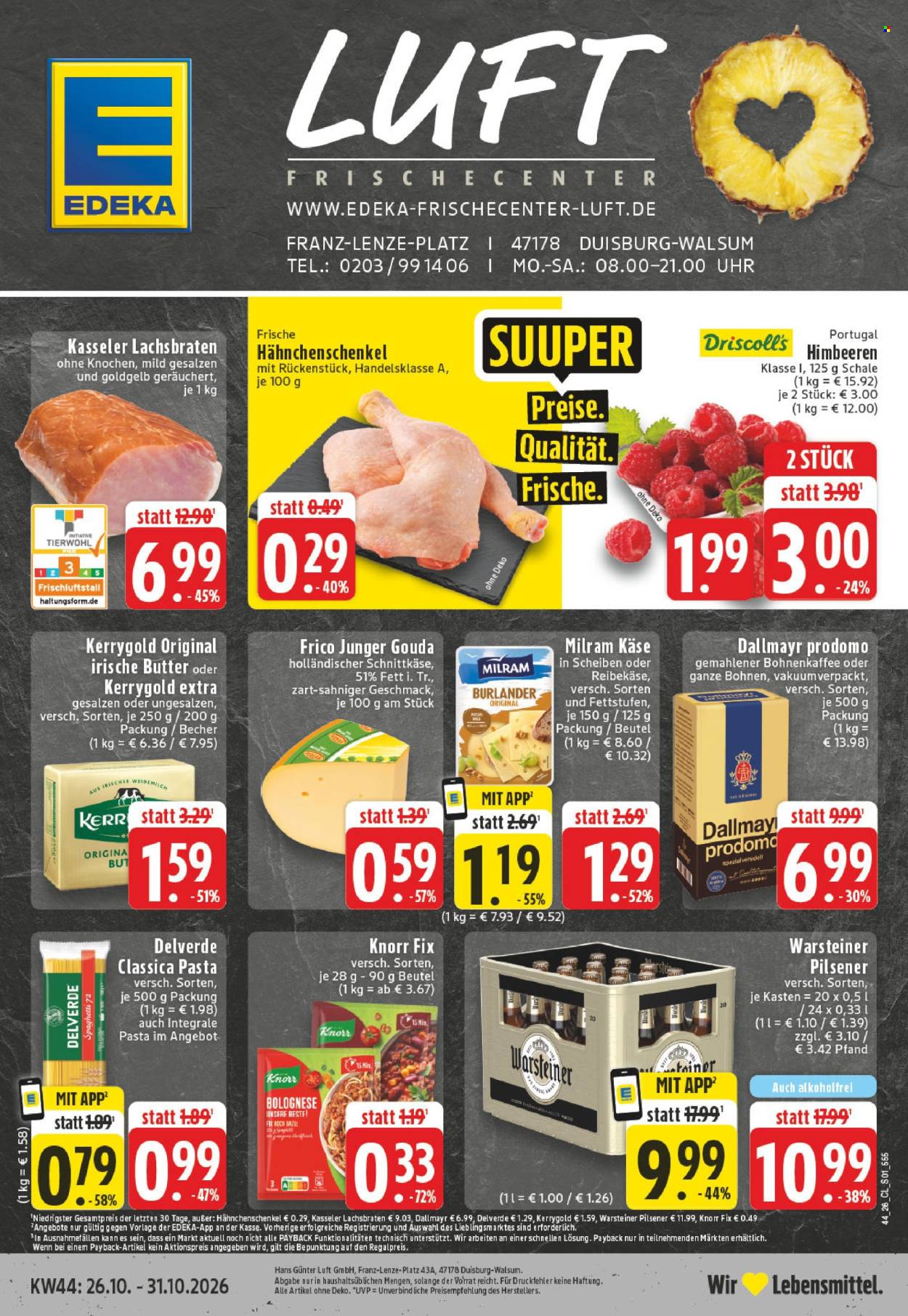 Edeka Prospekte  - 26.10.2026 - 31.10.2026. Seite 1