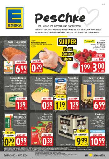 Prospekte Edeka - 26.10.2026 - 31.10.2026.
