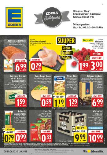 Prospekte Edeka - 26.10.2026 - 31.10.2026.